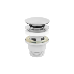 Донний клапан Invena, ABS, click-clack, грибоподібний, великий, SC-B1-029