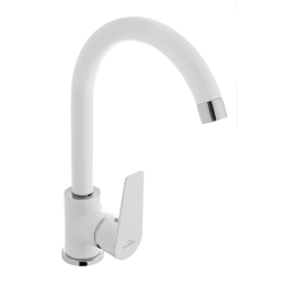 Змішувач для кухні Invena Dokos BZ-19-002 білий
