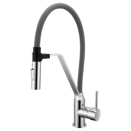 Змішувач для кухні Invena Magnetic BZ-30-L05 сірий