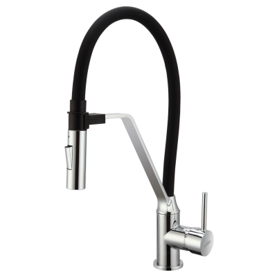 Змішувач для кухні Invena Magnetic BZ-30-L04 чорний