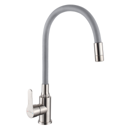 Змішувач для кухні, 2-функц, Ksanti Inox, BZ-37-i05, inox/сірий
