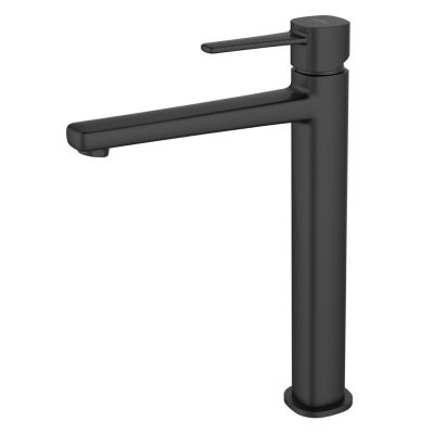 Змішувач для раковини високий Invena Glamour BU-02-W04 чорний