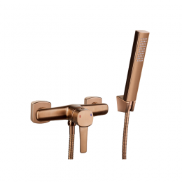 Змішувач для душу Invena Glamour BN-02-014 мідь