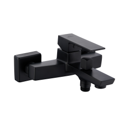 Змішувач для ванни чорний Invena Paros BW-09-004