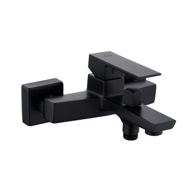 Змішувач для ванни чорний Invena Paros BW-09-004