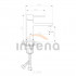 Змішувач для раковини Invena Glamour BU-02-009 золотий