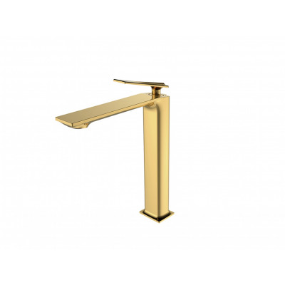Змішувач до умивальника ASPIRA I високий (золото) Змішувач до умивальника ASPIRA I високий (золото)