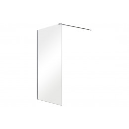 Кабіна walk in AVEO 110x195 скло прозоре, тримачі хромовані 120 см