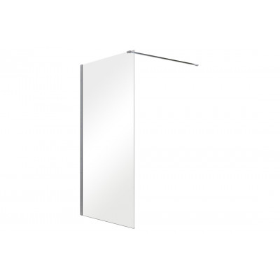 Кабіна walk in AVEO 110x195 скло прозоре, тримачі хромовані 120 см Кабіна walk in AVEO 110x195 скло прозоре, тримачі хромовані 120 см