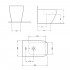 Біде підлогове Crow 545х360х410 мм, White QT05443370W Qtap