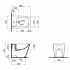 Біде підлогове Swan 560х360х410 мм, White QT15443378W Qtap
