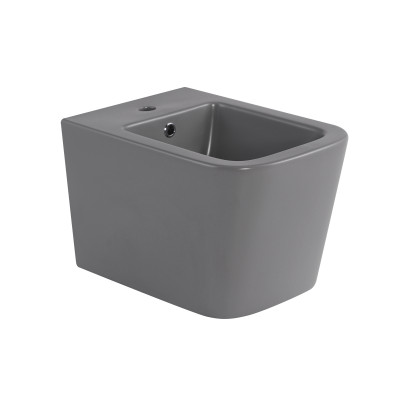 Біде підвісне Tern 520x350x330 мм, Stone grey QT17551303GSG Qtap Біде підвісне Tern 520x350x330 мм, Stone grey QT17551303GSG Qtap