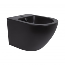 Біде підвісне Robin 495х370х325 мм, Matt Black QT1355046FMB Qtap