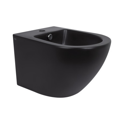Біде підвісне Robin 495х370х325 мм, Matt Black QT1355046FMB Qtap