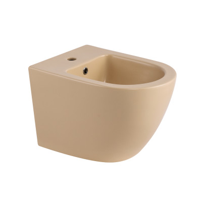 Біде підвісне Robin 515x370x350 мм, Beige QT13551381GSB Qtap Біде підвісне Robin 515x370x350 мм, Beige QT13551381GSB Qtap