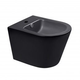 Біде підвісне Scorpio 515x360x345 мм, Matt Black QT1455053FMB Qtap