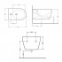 Біде підвісне Jay 520х360х320 мм, White QT07555376W Qtap