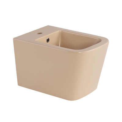Біде підвісне Tern 520x350x330 мм, Beige QT17551303GSB Qtap Біде підвісне Tern 520x350x330 мм, Beige QT17551303GSB Qtap