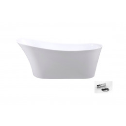 Ванна акрилова CALIMA вільностояча 170х74 з сифоном клік-клак Ванна акрилова CALIMA вільностояча 170х74 з сифоном клік-клак