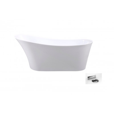 Ванна акрилова CALIMA вільностояча 170х74 з сифоном клік-клак Ванна акрилова CALIMA вільностояча 170х74 з сифоном клік-клак