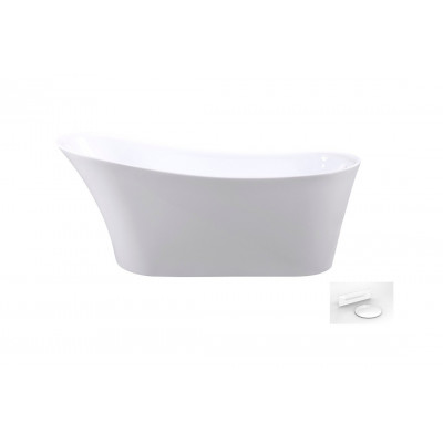 Ванна акрилова CALIMA вільностояча 170х74 з сифоном клік-клак білий Ванна акрилова CALIMA вільностояча 170х74 з сифоном клік-клак білий