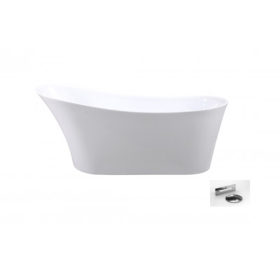 Ванна акрилова CALIMA ретро 170х74 з сифоном клік-клак Ванна акрилова CALIMA ретро 170х74 з сифоном клік-клак