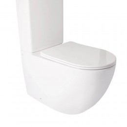 Чаша унітазу підлогового Jay 680×370×815 мм, White (без сидіння) QT07222176W1 Qtap