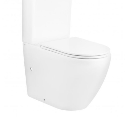 Чаша унітазу підлогового Robin Rimless 665x380x845 мм, White (без сидіння) QT13222141ARW1 Qtap