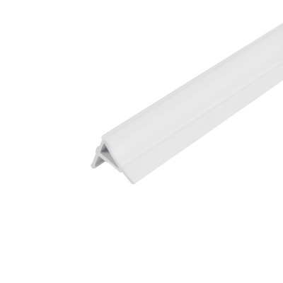 Декоративна планка WATER COVER WHI60201803, довжина 2 м, ширина 18 мм, біла, для піддона та ванни, без з'єднувача и накладки Qtap