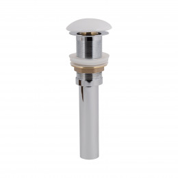 Донний клапан для раковини Pop-up 225х70х70 мм, White без переливу QT066PU02W Qtap
