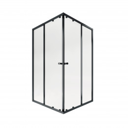 Душова кабіна Pisces BLA109-11SC5, 90-105x90-105, квадратна, скло 5 мм Clear, рег. профіль, розсувна, без піддону Qtap