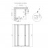 Душова кабіна Pisces BLA109-11SC5, 90-105x90-105, квадратна, скло 5 мм Clear, рег. профіль, розсувна, без піддону Qtap