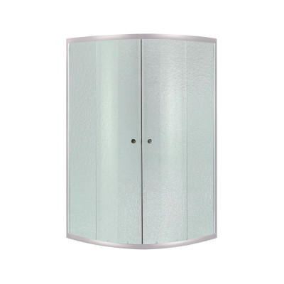 Душова кабіна Latwa SC90x90.SAT.MID.FR полукругла, для середнього піддону, висота 175 см, скло Frost 4 мм, без піддону Lidz