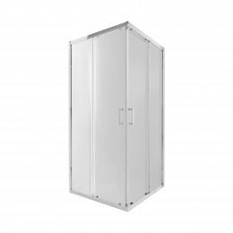 Душова кабіна Taurus CRM1099SC6, 90х90 см, квадратна, скло 6 мм Clear, CalcLess, розсувна, без піддону Qtap
