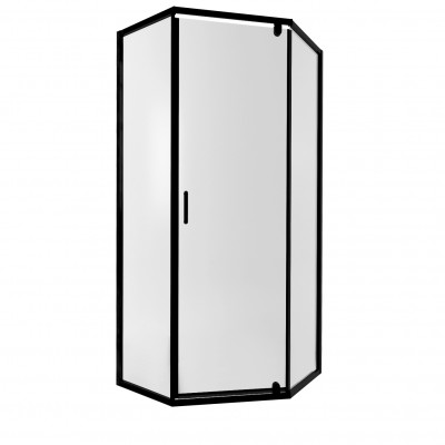 Душова кабіна Scorpio BLA10995-AC6, 90х90 см, п'ятикутна, скло 6 мм Clear, CalcLess, розпашна, без піддону Qtap