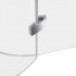 Душова кабіна Virgo CRM1099AC8, 90х90 см, полукругла, скло 8 мм Clear, CalcLess, розпашна, без піддону Qtap