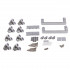Душова кабіна Taurus CRM1099AC6, 90х90 см, полукругла, скло 6 мм Clear, CalcLess, розсувна, без піддону Qtap