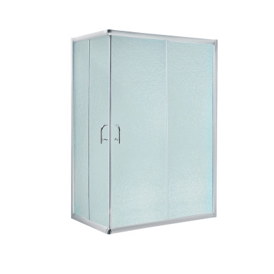Душова кабіна Wawel SC120x80.SAT.LOW.FR прямокутна, для низького піддону, висота 185 см, скло Frost 5 мм, без піддону Lidz