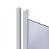 Душова кабіна Latwa SC80x80.SAT.LOW.GR полукругла, для низького піддону, висота 185 см, скло тоноване 4 мм, без піддону Lidz