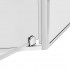 Душова кабіна Leo CRM10995-AC6, 90х90 см, п'ятикутна, скло 6 мм Clear, CalcLess, розпашна, без піддону Qtap