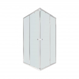 Душова кабіна Pisces CRM107-9SP5, 75-90x75-90, квадратна, скло 5 мм Pear, рег. профіль, розсувна, без піддону Qtap