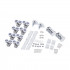 Душова кабіна Pisces CRM107-9SP5, 75-90x75-90, квадратна, скло 5 мм Pear, рег. профіль, розсувна, без піддону Qtap