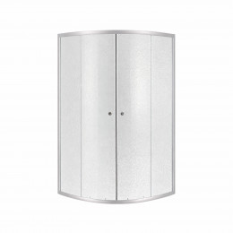 Душова кабіна Latwa SC80x80.SAT.MID.FR полукругла, для середнього піддону, висота 175 см, скло Frost 4 мм, без піддону Lidz Душова кабіна Latwa SC80x80.SAT.MID.FR полукругла, для середнього піддону, висота 175 см, скло Frost 4 мм, без піддону Lidz