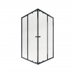 Душова кабіна Pisces BLA107-9SC5, 75-90x75-90, квадратна, скло 5 мм Clear, рег. профіль, розсувна, без піддону Qtap
