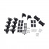 Душова кабіна Pisces BLA107-9SC5, 75-90x75-90, квадратна, скло 5 мм Clear, рег. профіль, розсувна, без піддону Qtap