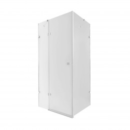 Душова кабіна Capricorn CRM1018RC6, 100x80 см, прямокутна, скло 6 мм Clear, CalcLess, розпашна, без піддону Qtap