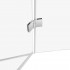 Душова кабіна Capricorn CRM1018RC6, 100x80 см, прямокутна, скло 6 мм Clear, CalcLess, розпашна, без піддону Qtap