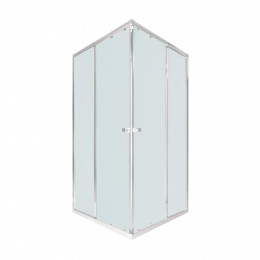 Душова кабіна Pisces CRM109-11SP5, 90-105x90-105, квадратна, скло 5 мм Pear, рег. профіль, розсувна, без піддону Qtap