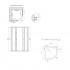 Lidz Набор: Душевая кабина Latwa SC90x90.SAT.LOW.DGR, полукруглая, стекло тонированное 4 мм + Душевой поддон Kapielka ST90x90x14