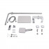 Душова система універсальна Swan Cascada, Chrome/White (k35) на три споживача (з виливом) QTSWA111CRW45570 Qtap
